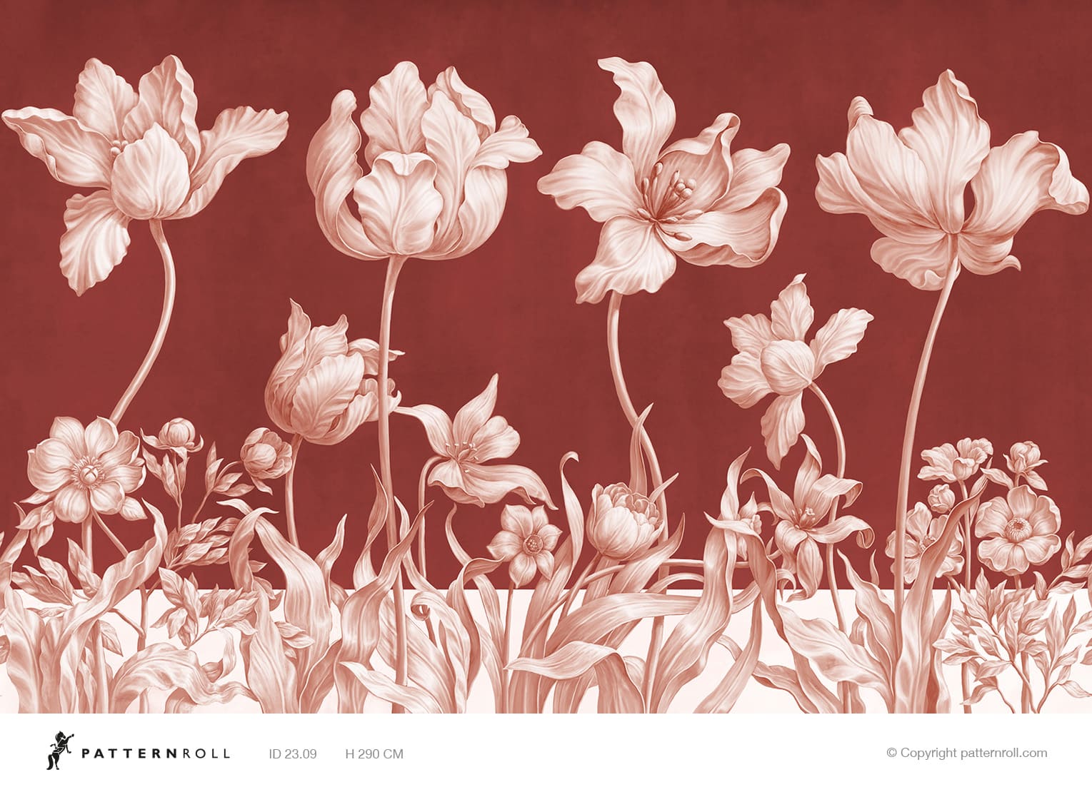Фотообои и панно 23 . FLORA_9 на сайте OboiVkus.by