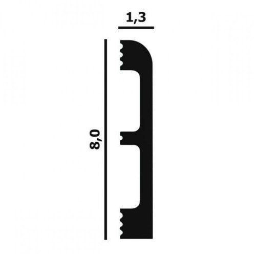Плинтусы напольные Perfect Plus P83 Flex_1 на сайте OboiVkus.by