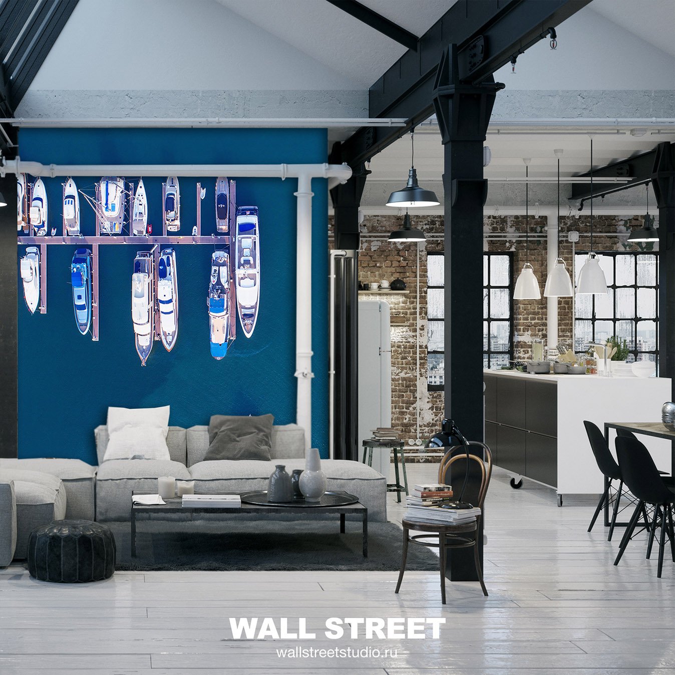 Фрески 20837 (Bird see)_1 на сайте OboiVkus.by