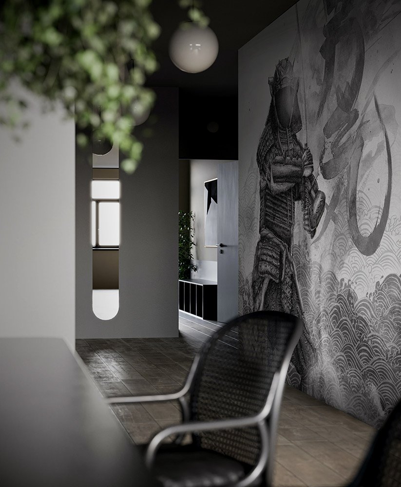 Фотообои и панно Samurai 4_1 на сайте OboiVkus.by