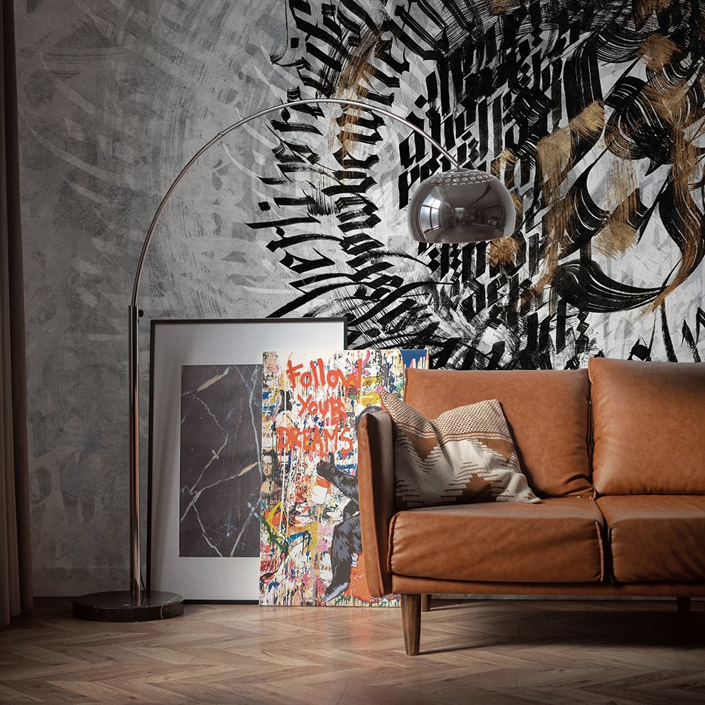 Фотообои и панно Calligraphy 1_2 на сайте OboiVkus.by