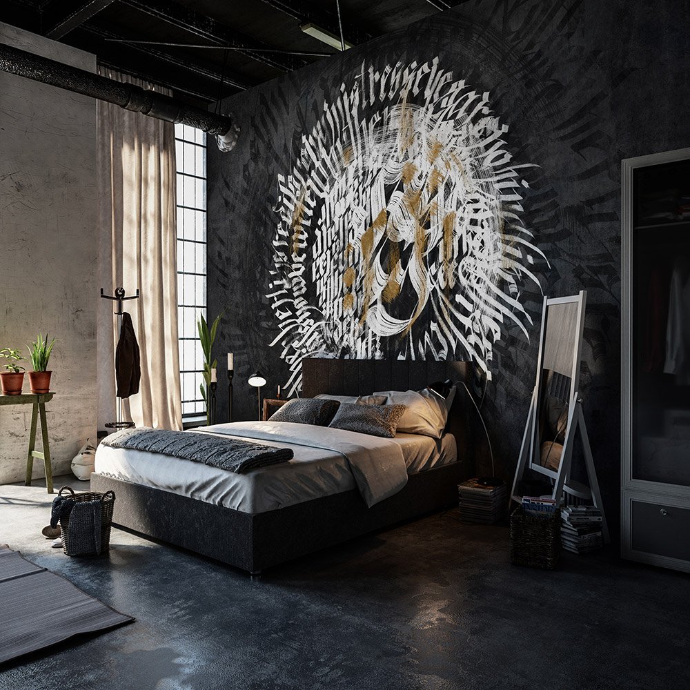 Фотообои и панно Calligraphy 5_1 на сайте OboiVkus.by