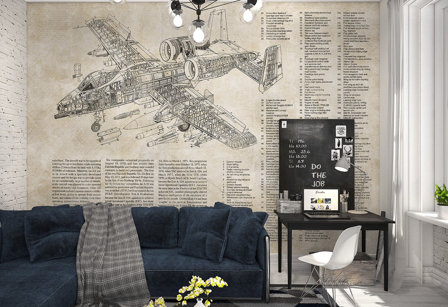 Фотообои и панно Battle Plane 1_1 на сайте OboiVkus.by