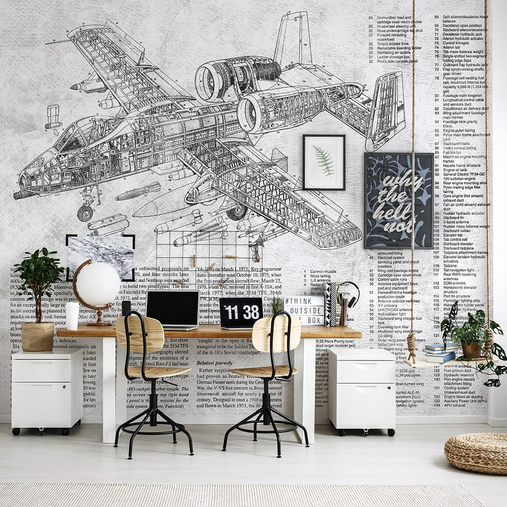 Фотообои и панно Battle Plane 2_1 на сайте OboiVkus.by