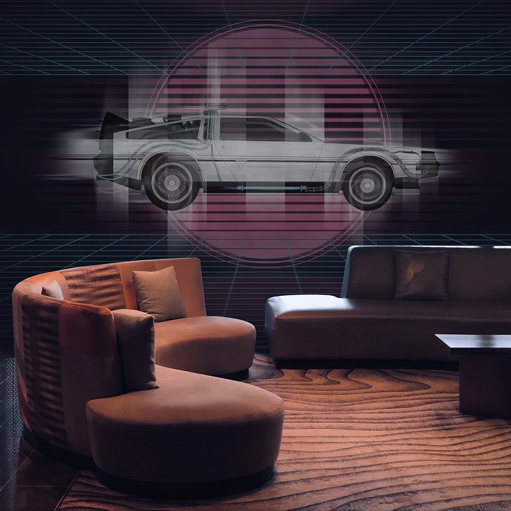 Фотообои и панно Back To The Future 1_3 на сайте OboiVkus.by