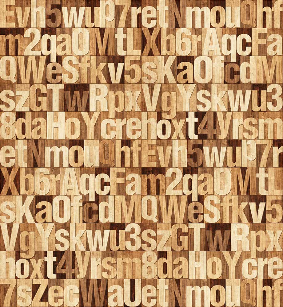Wood Alphabet 1