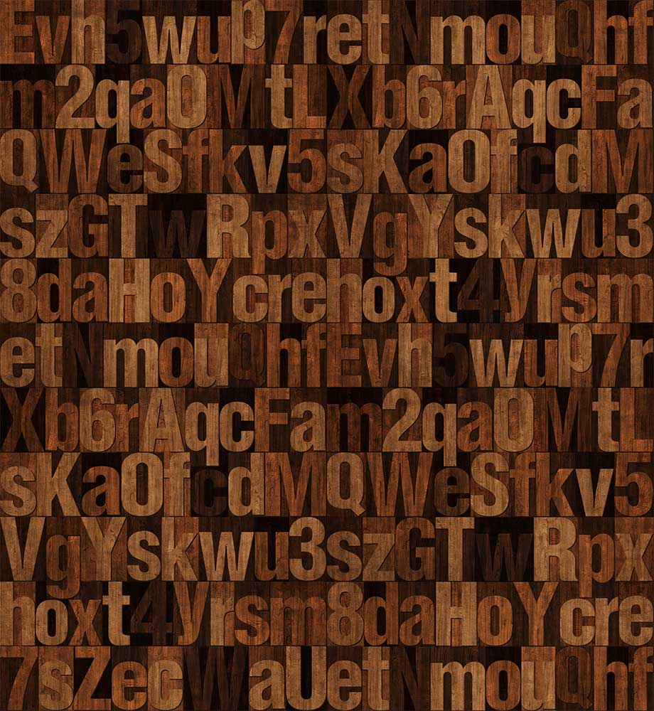 Wood Alphabet 2
