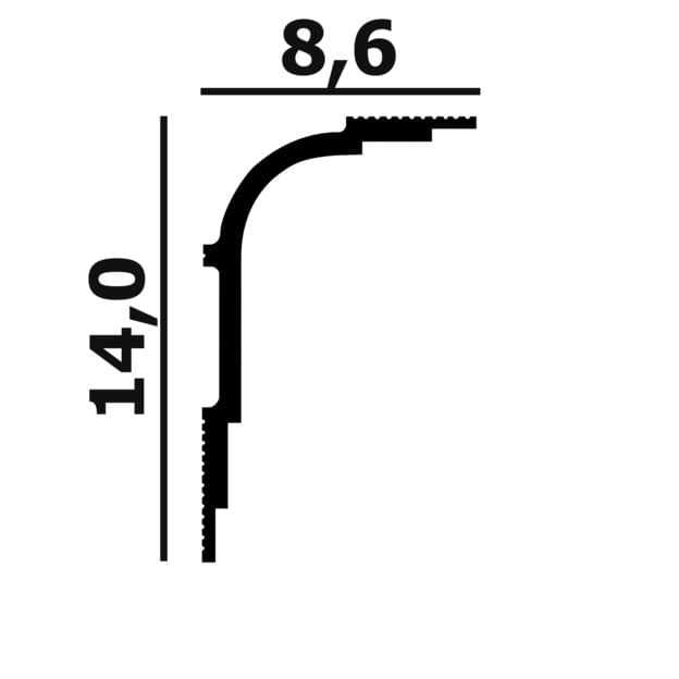 Карнизы потолочные P104_1 на сайте OboiVkus.by