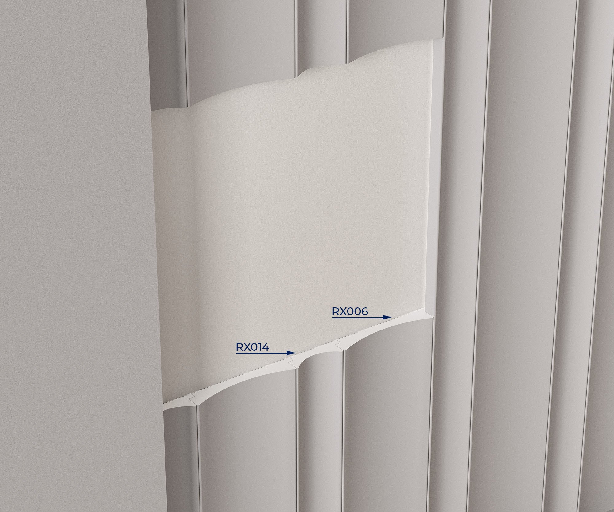 Молдинги, рейки, углы MF007 финишный_2 на сайте OboiVkus.by