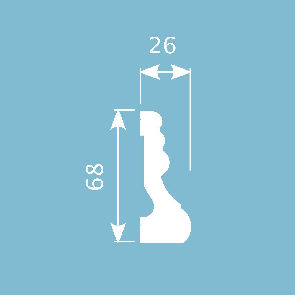 Молдинги, рейки, углы MX043_1 на сайте OboiVkus.by