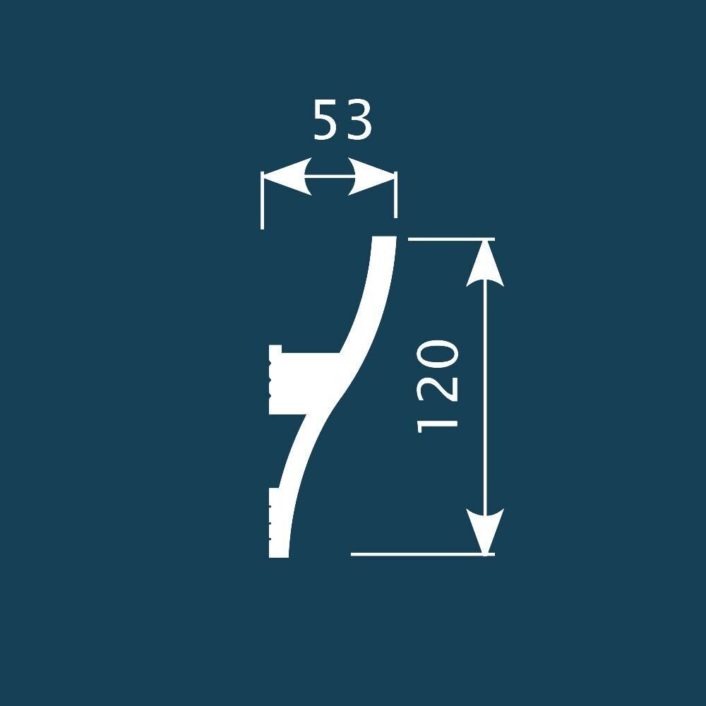 Карнизы потолочные KX002_1 на сайте OboiVkus.by