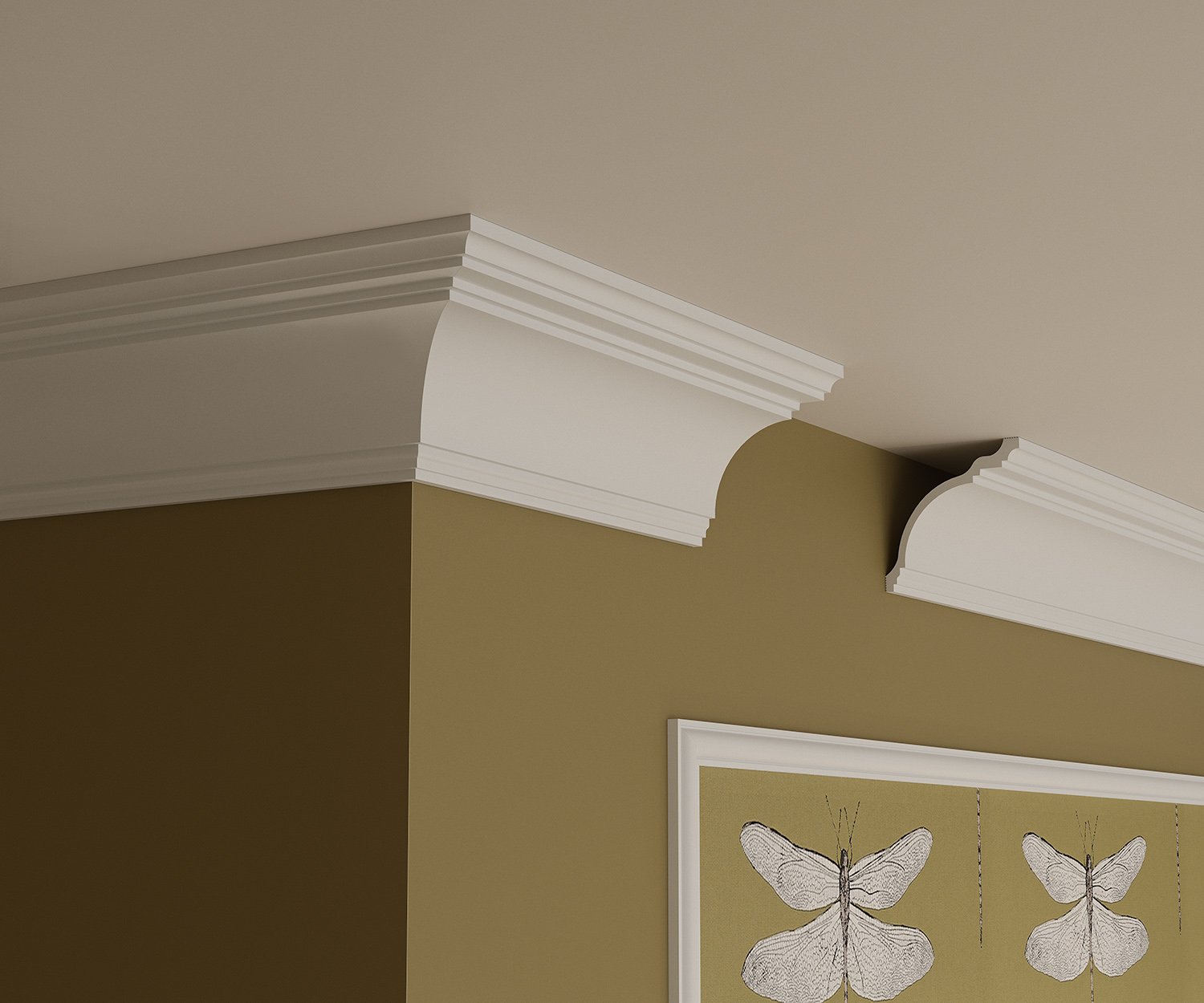 Карнизы потолочные KX004_2 на сайте OboiVkus.by