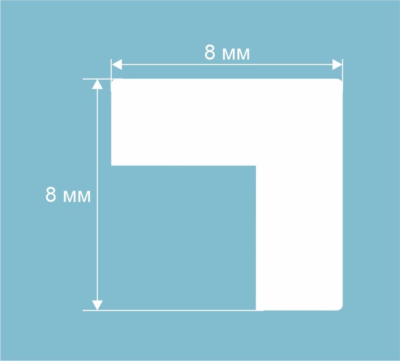 Молдинги, рейки, углы AX004_1 на сайте OboiVkus.by