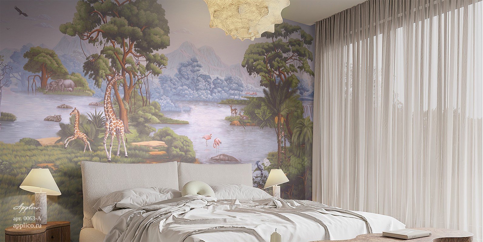 Фотообои и панно Саванна OP 0063-A_1 на сайте OboiVkus.by