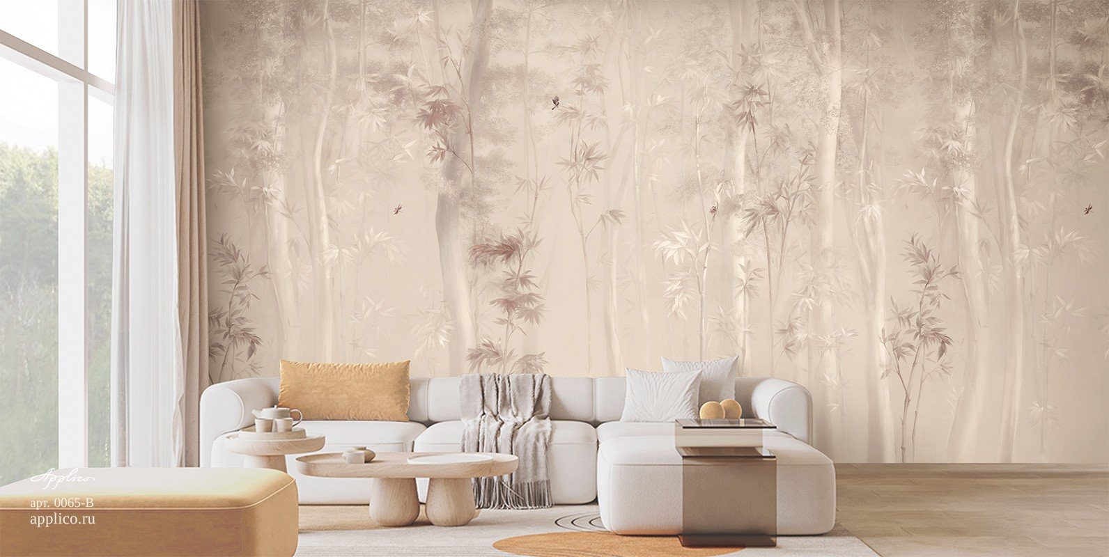 Фотообои и панно Бамбуковая роща OP 0065-B_1 на сайте OboiVkus.by