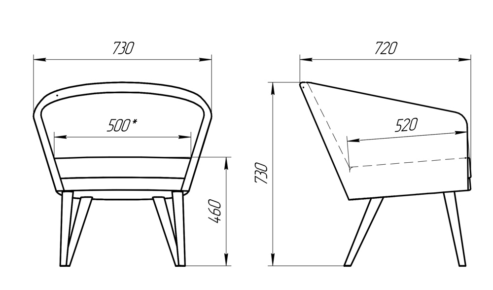 Кресла Тиана-1: кресло с подлокотниками_10 на сайте OboiVkus.by