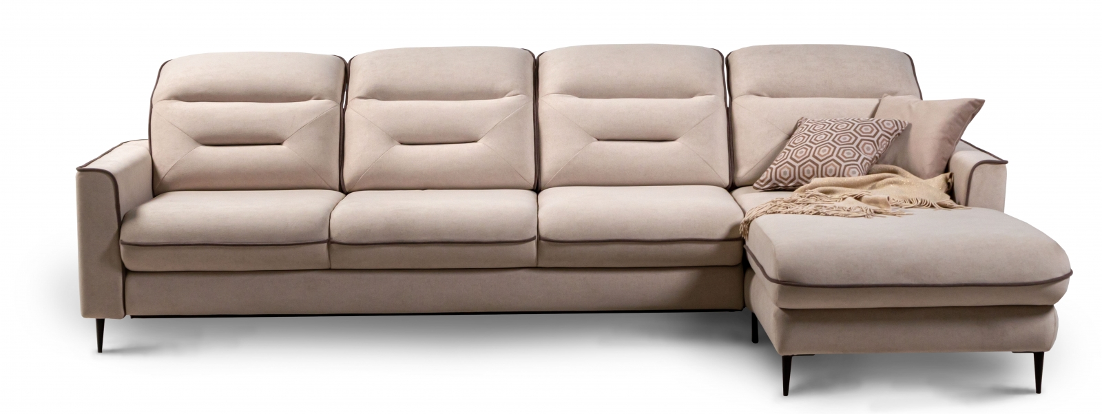 Ретро: диван угловой (слева/справа) четырехместный, со спальным местом