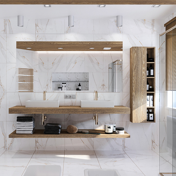 Керамогранит и плитка AB1002G Regal Carrara 60*60_16 на сайте OboiVkus.by