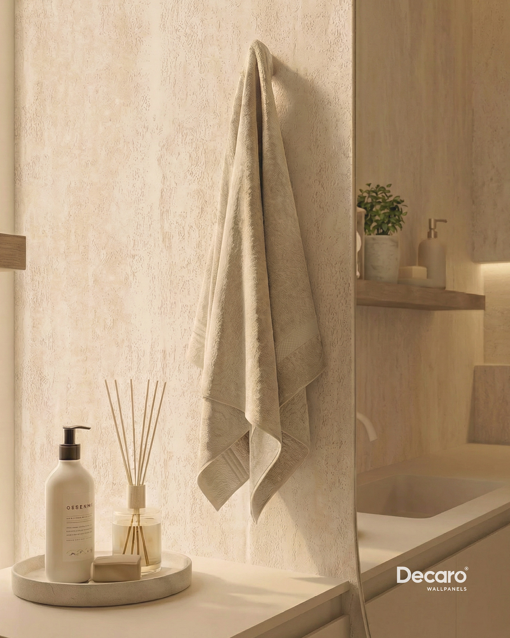 Гибкий камень D1011 Ocean Travertine_3 на сайте OboiVkus.by