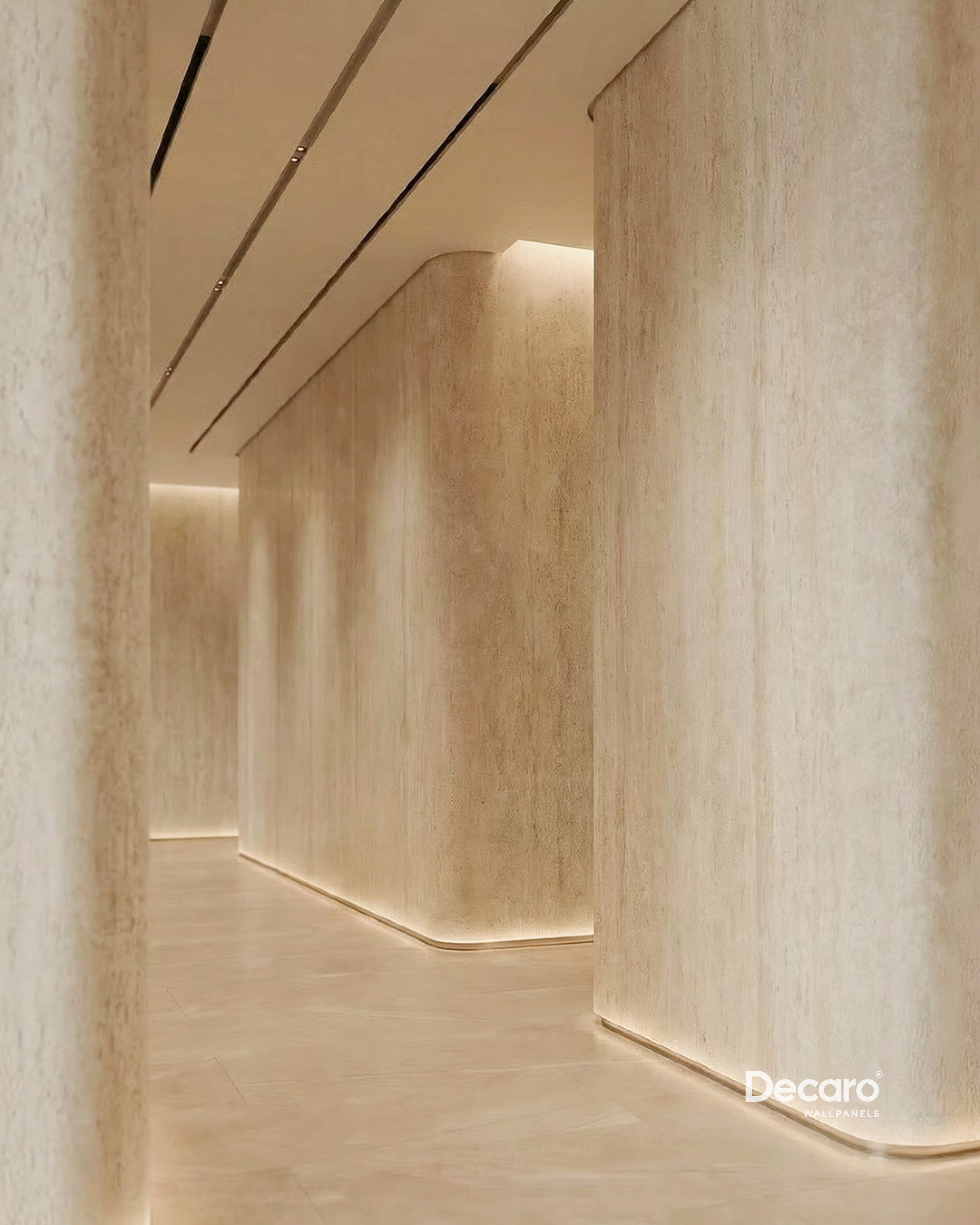 Гибкий камень D1012 Ocean Travertine_2 на сайте OboiVkus.by